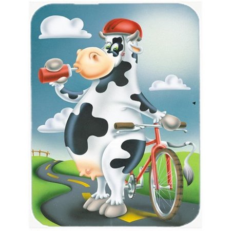CAROLINES TREASURES Cow on a Bike Ride Mouse Pad, Hot Pad or Trivet APH0532MP
